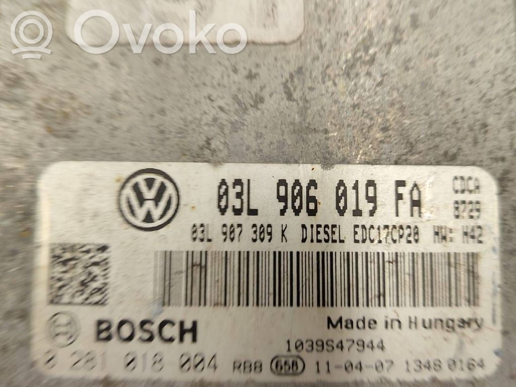 Volkswagen Amarok Engine control unit/module 