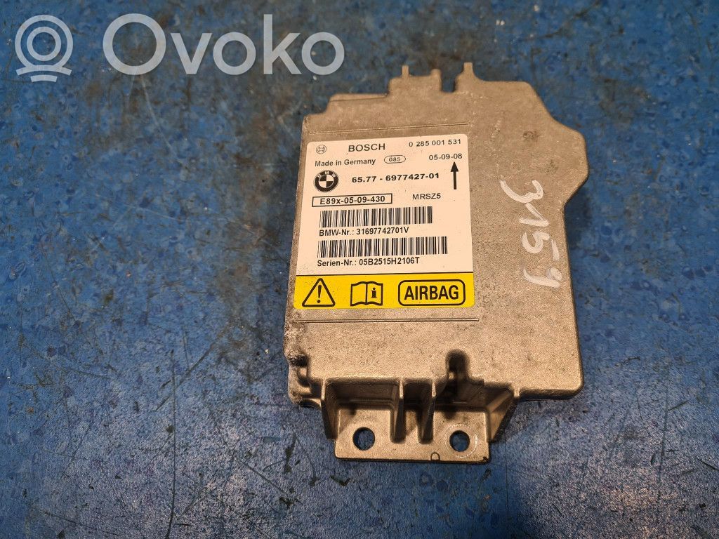 BMW 1 E81 E87 Airbag deployment crash/impact sensor 