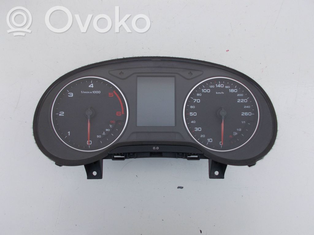 Audi A3 S3 8V Speedometer (instrument cluster) 