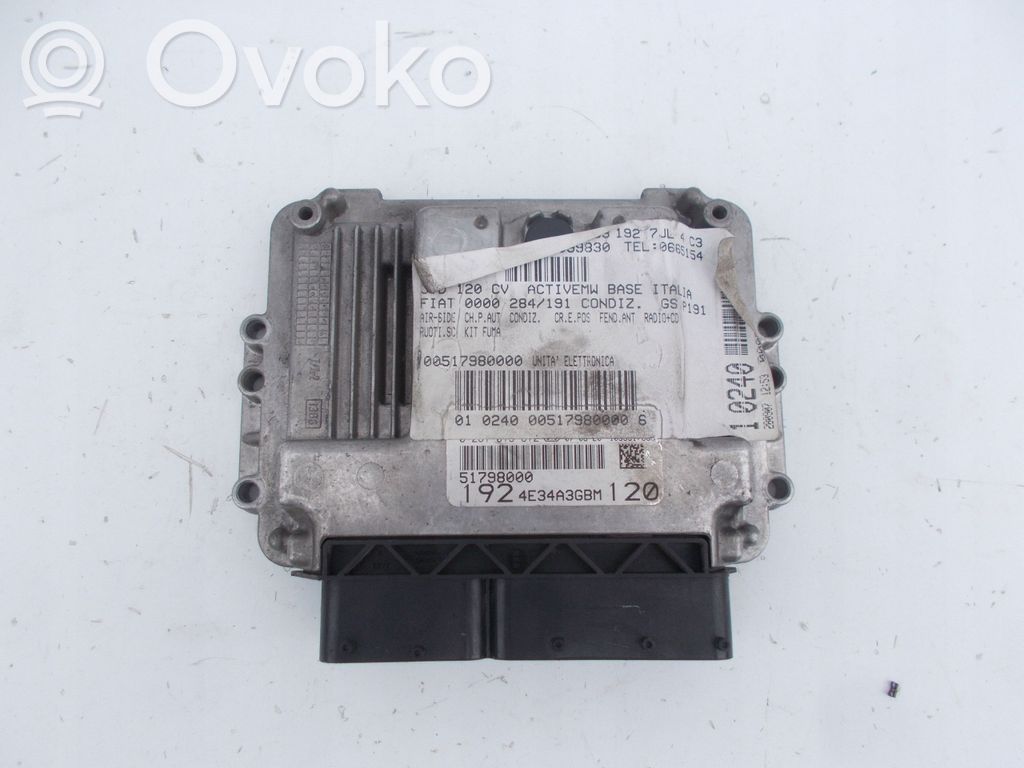 Fiat Stilo Engine control unit/module 
