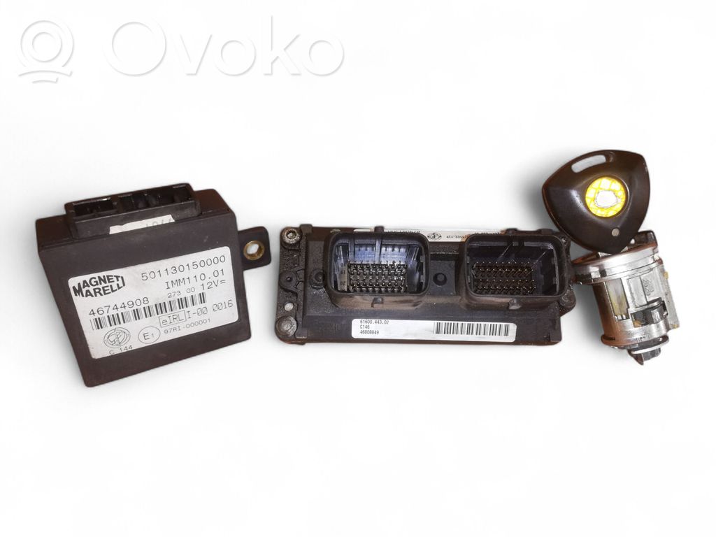 Lancia Y 840 Engine ECU kit and lock set 