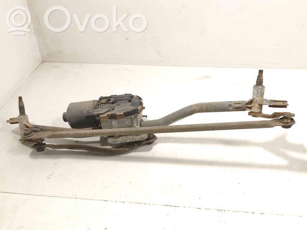 Audi A6 S6 C6 4F Mechanizm i silniczek wycieraczek szyby przedniej / czołowej 