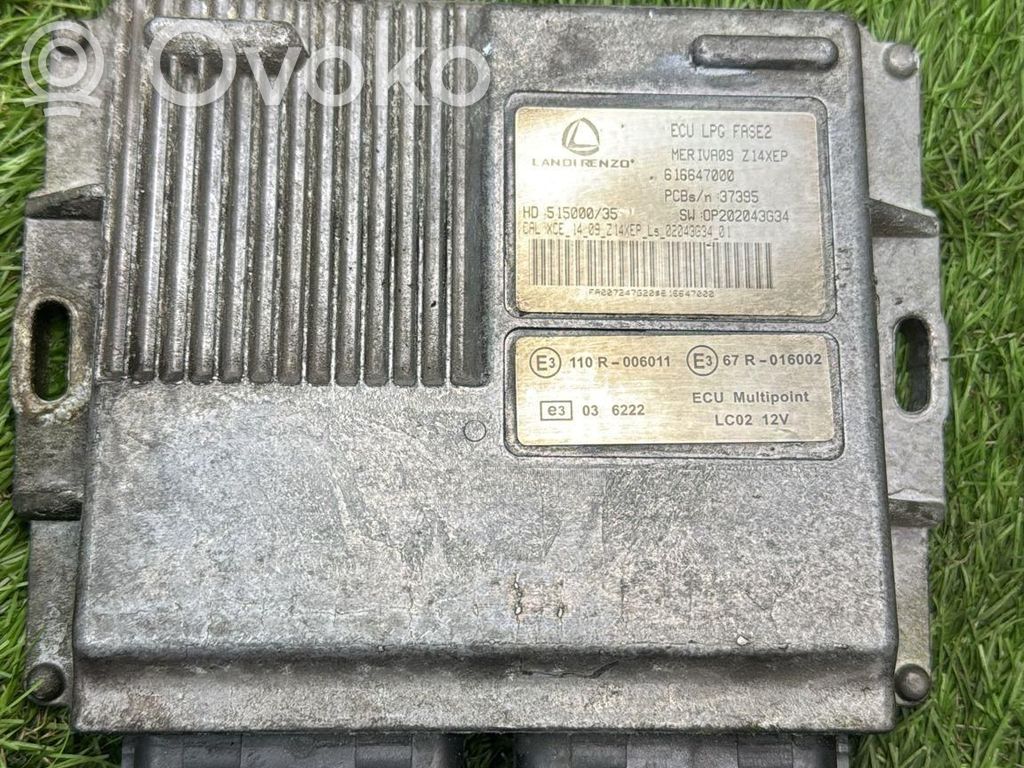 Opel Meriva A LP gas control unit module 