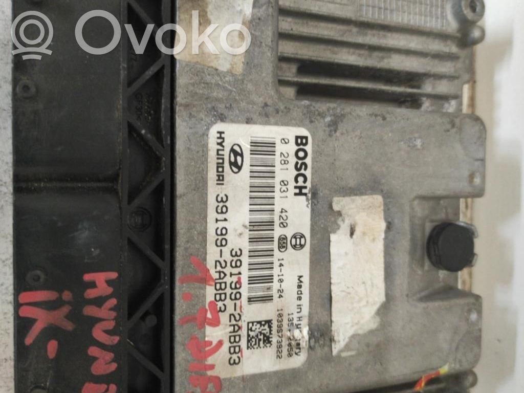 Hyundai ix35 Engine ECU kit and lock set 