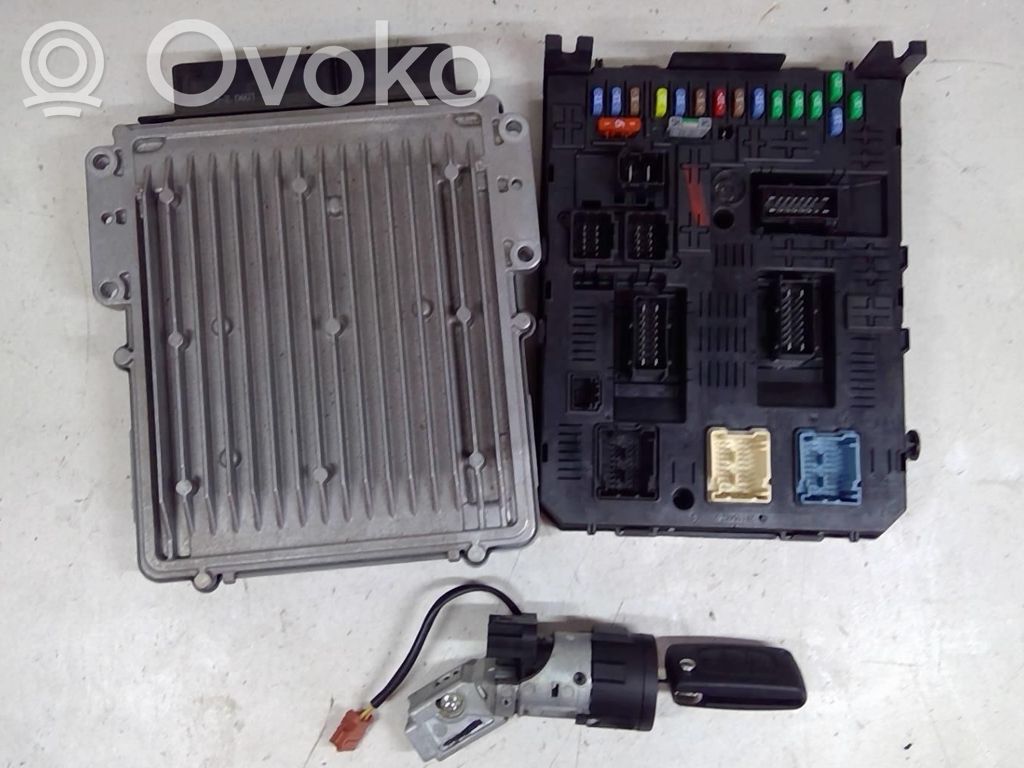 Citroen C6 Juego de cerradura y set ECU del motor 