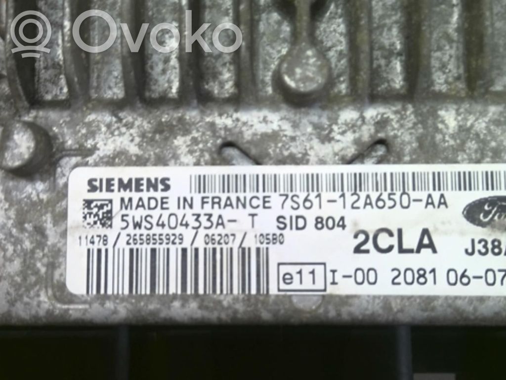 Ford Fiesta Engine control unit/module 