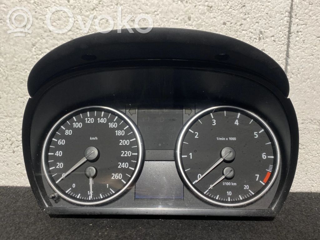 BMW 3 E90 E91 Licznik / Prędkościomierz 