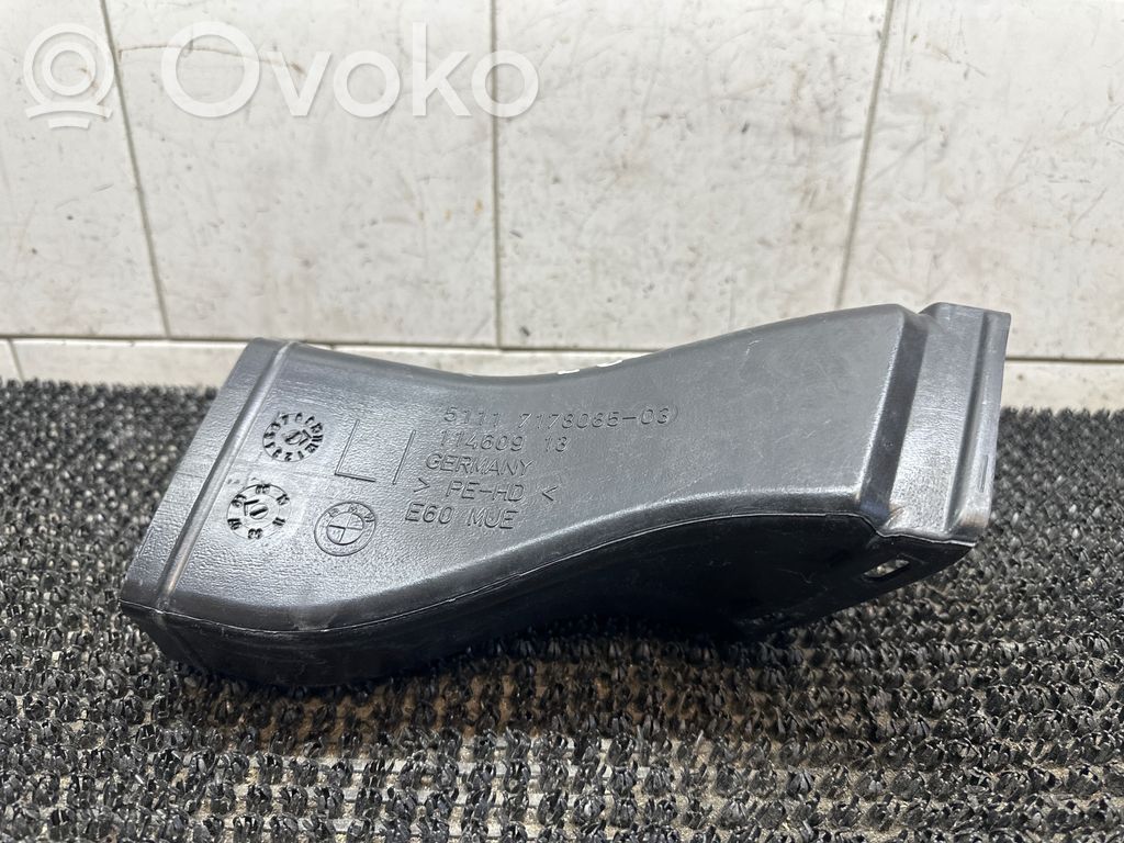 BMW 5 E60 E61 Intercooler air channel guide 