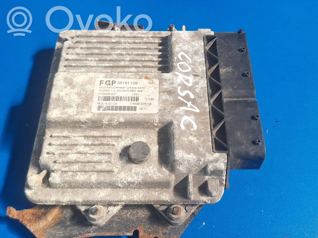 Opel Corsa C Engine control unit/module 