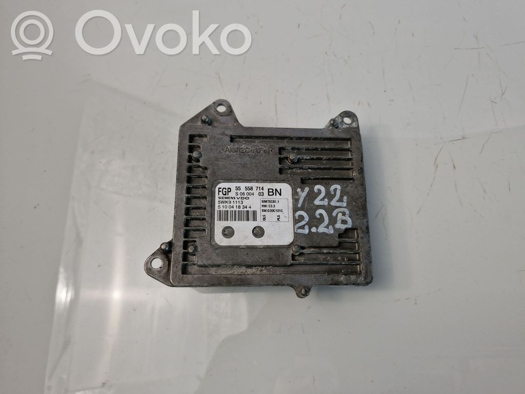Sterownik / Moduł ECU   55558714,5WK91113,5100418344