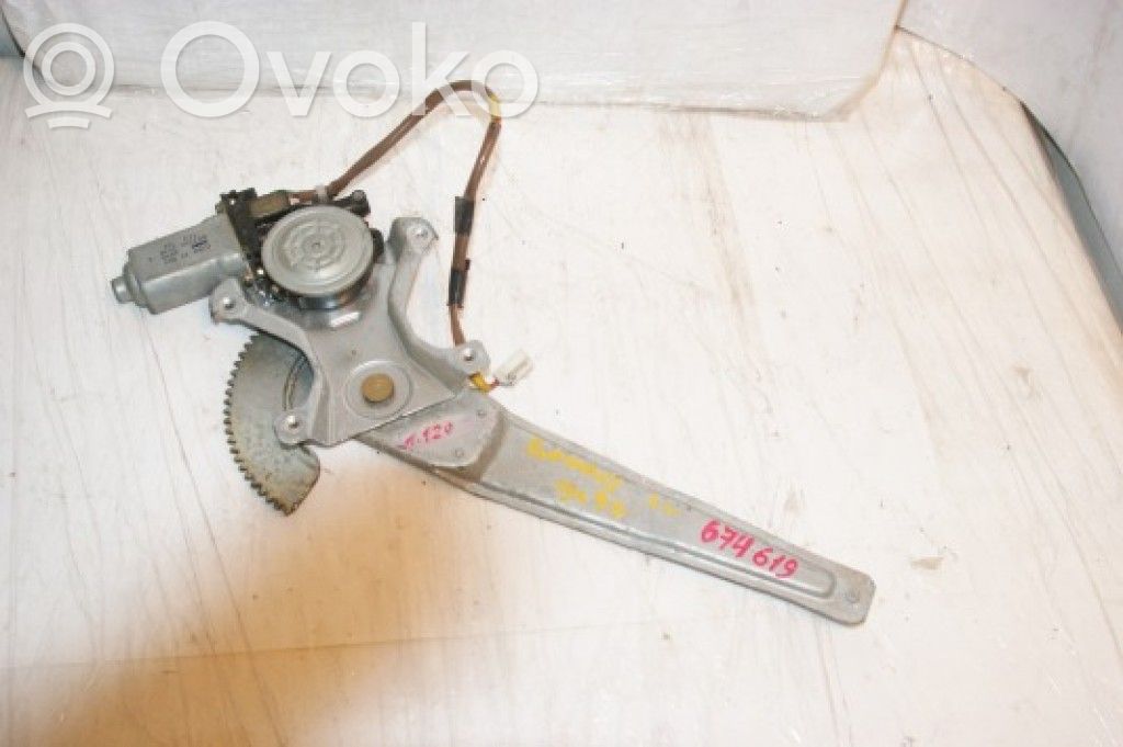 Mazda Premacy Rear door window regulator with motor 