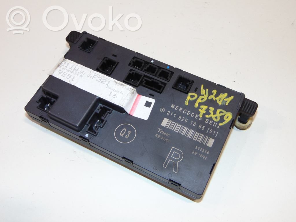 Mercedes-Benz E W211 Door control unit/module 