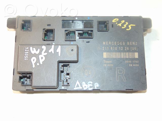 Door control unit/module   A2118702885,2118702885,A2118707026,2118701226,2118707026,2118707226,A2118701026,A2118701226,A2118707226