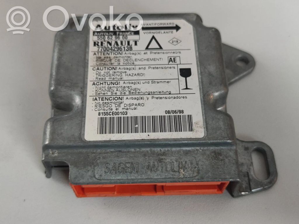 Renault Laguna I Airbag control unit/module 