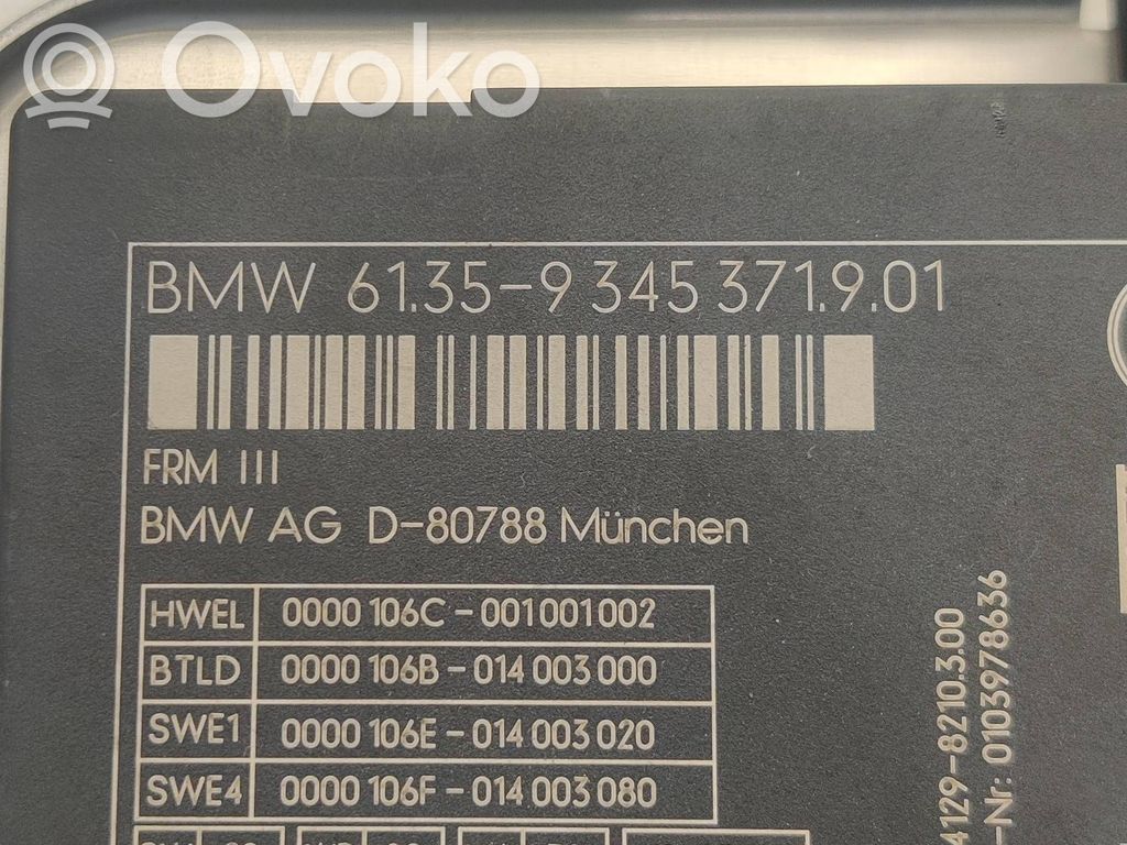 BMW 5 F10 F11 Sterownik / Moduł świateł LCM 