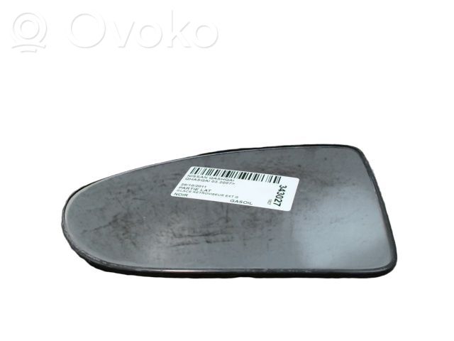 Nissan Qashqai Spoguļa stikls 