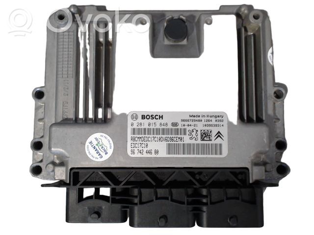 Engine control unit/module ECU   1944F4,1944F4,EDC17C10PSA