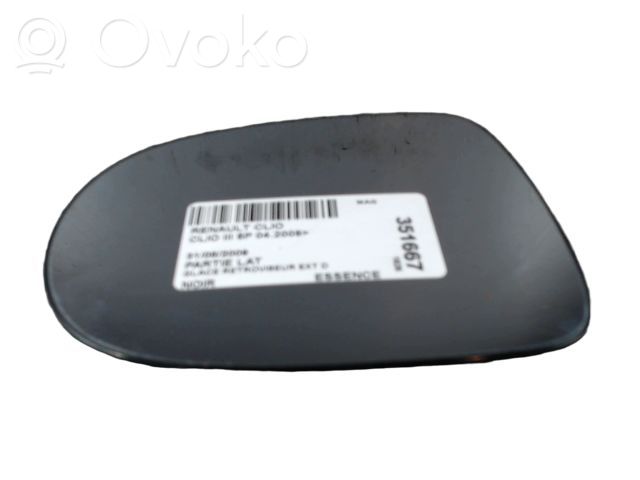 Renault Clio III Spoguļa stikls 