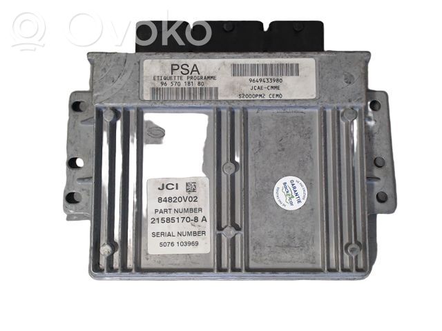 Citroen C3 Engine control unit/module ECU 