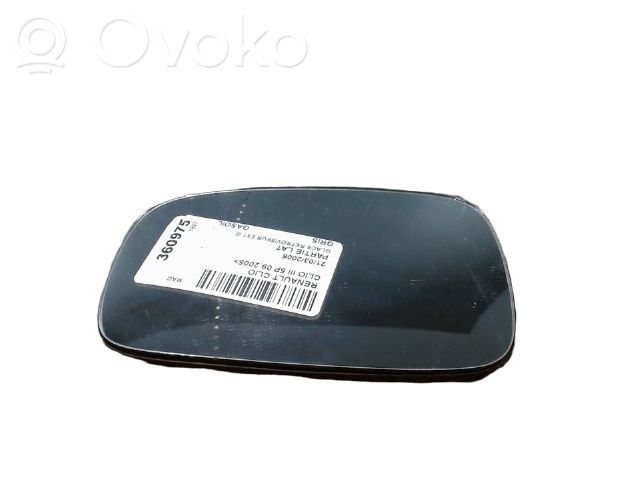 Renault Clio III Vidrio del espejo lateral 
