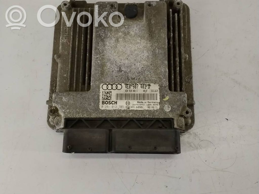Audi A8 S8 D3 4E Engine control unit/module 