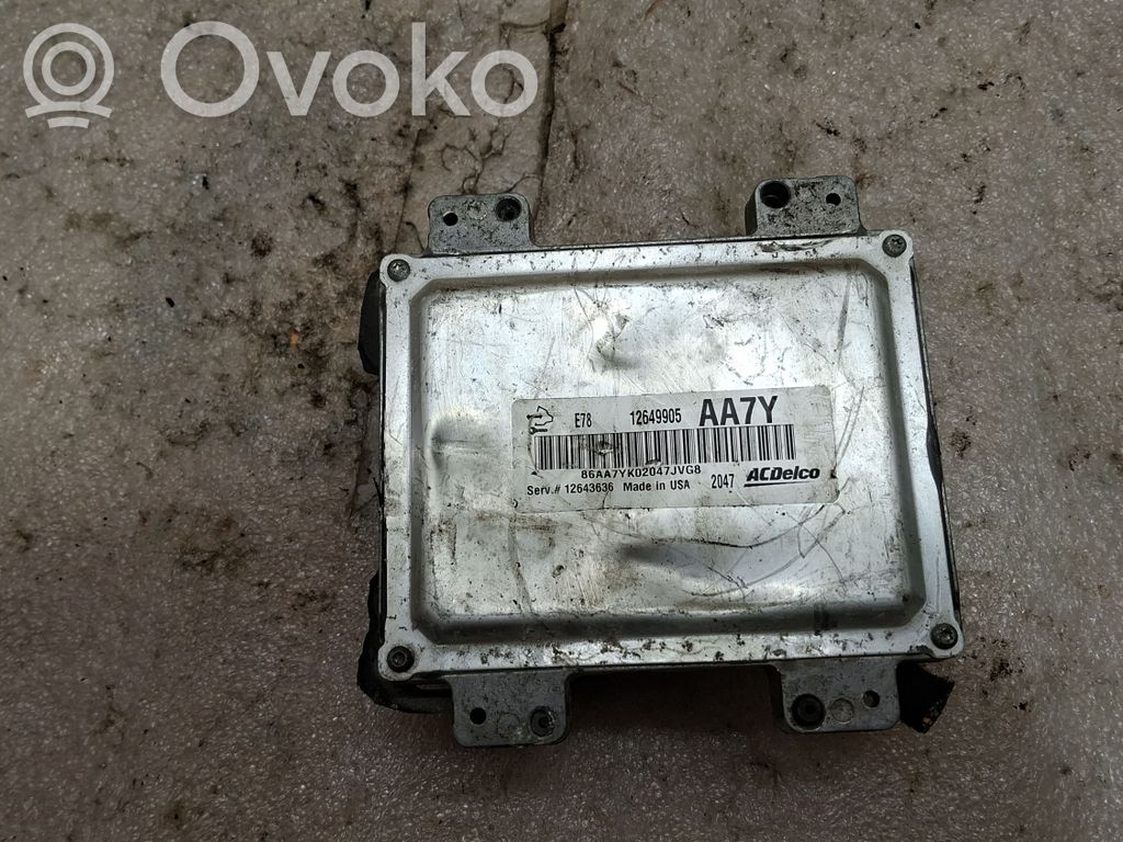 Opel Astra J Engine control unit/module 