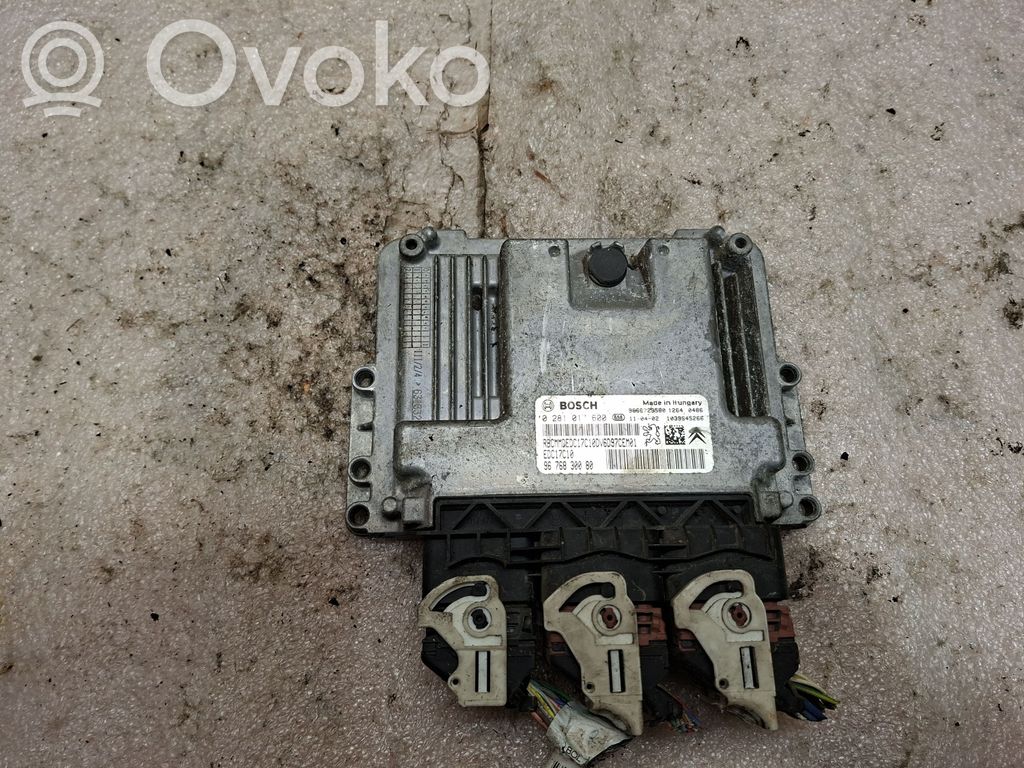 Engine control unit/module   9666729580,0281017600,9676830080