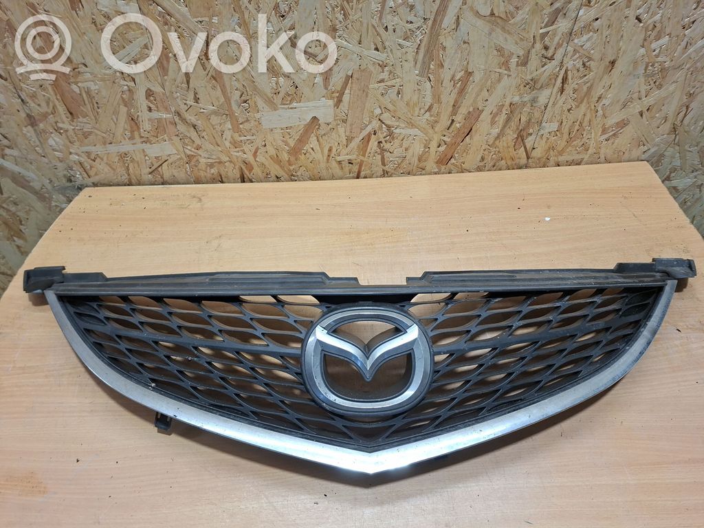 Mazda 6 Etupuskurin ylempi jäähdytinsäleikkö 