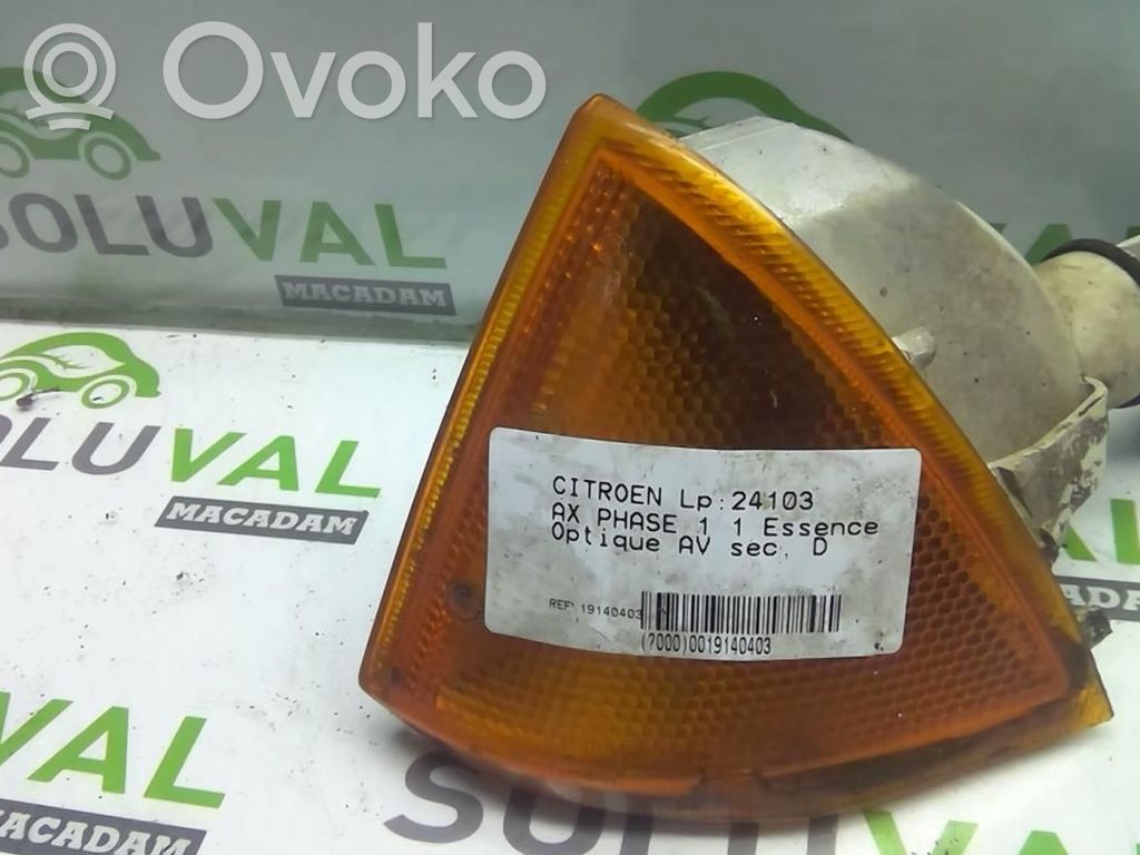 Citroen AX Front fender indicator light 