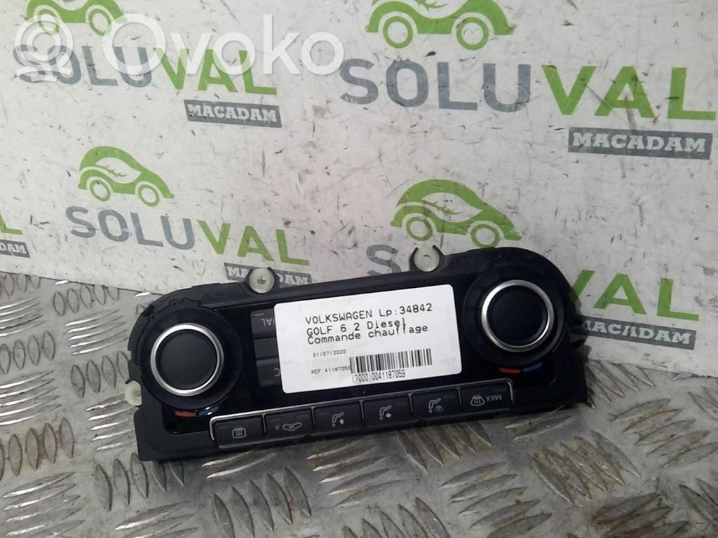Volkswagen Golf VI Unité de contrôle climatique