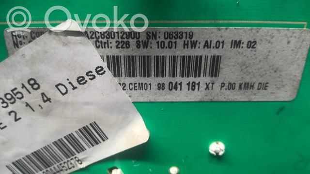 Nopeusmittari (mittaristo)   98041181XT