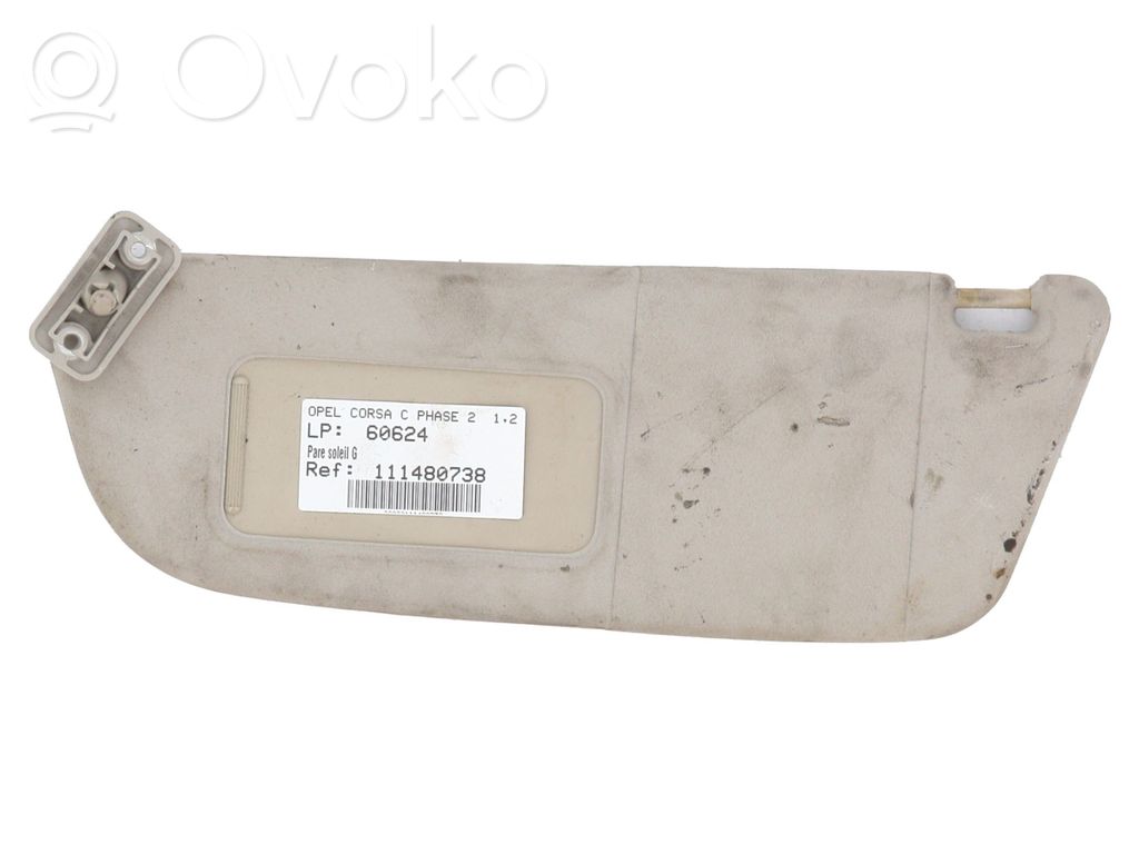Opel Corsa C Sun visor 