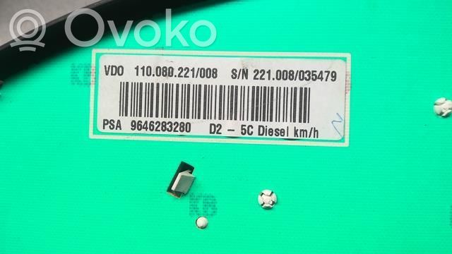 Peugeot 407 Speedometer (instrument cluster) 