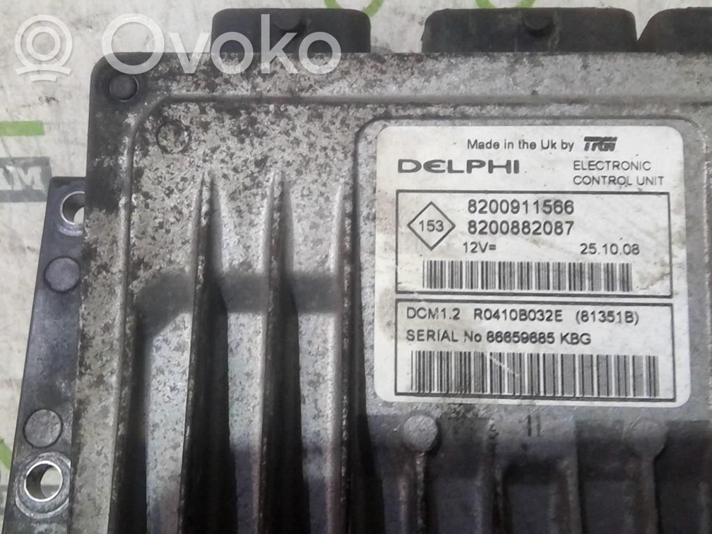 Renault Twingo II Komputer / Sterownik ECU i komplet kluczy 