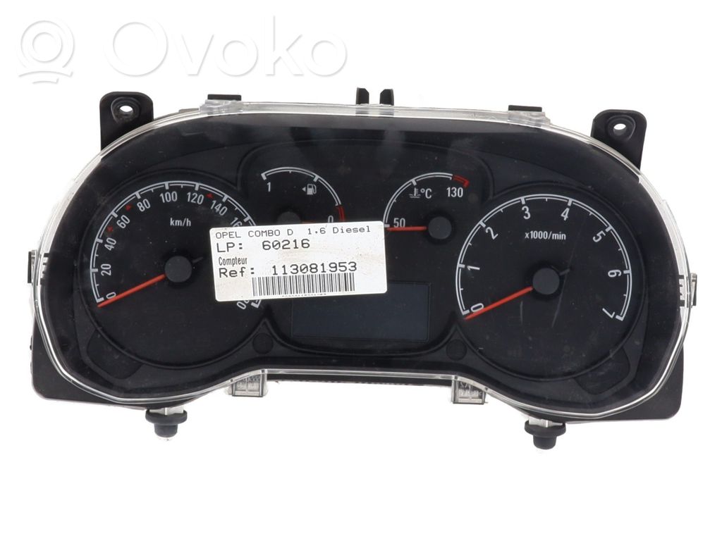 Opel Combo D Speedometer (instrument cluster) 