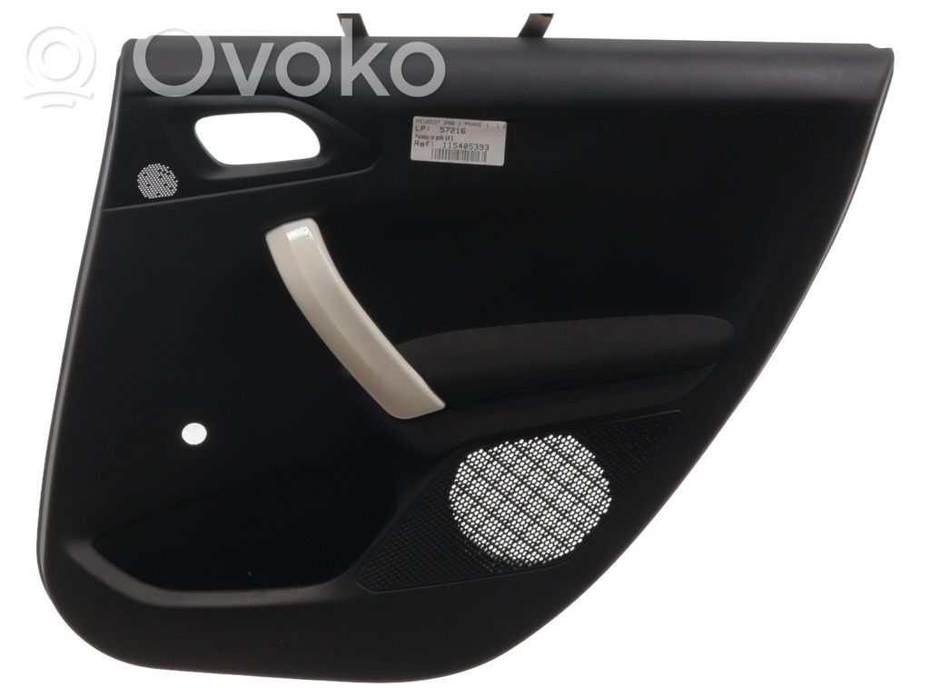 Peugeot 208 I Rivestimento del pannello della portiera posteriore 