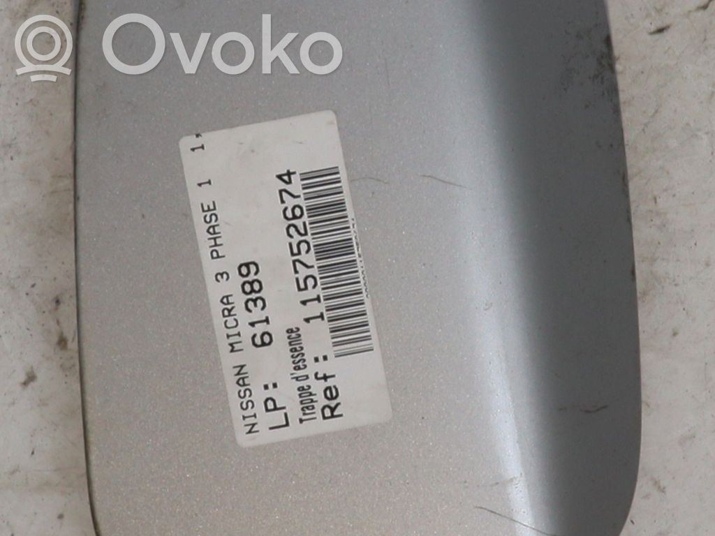 Nissan Micra Sportello del serbatoio del carburante 