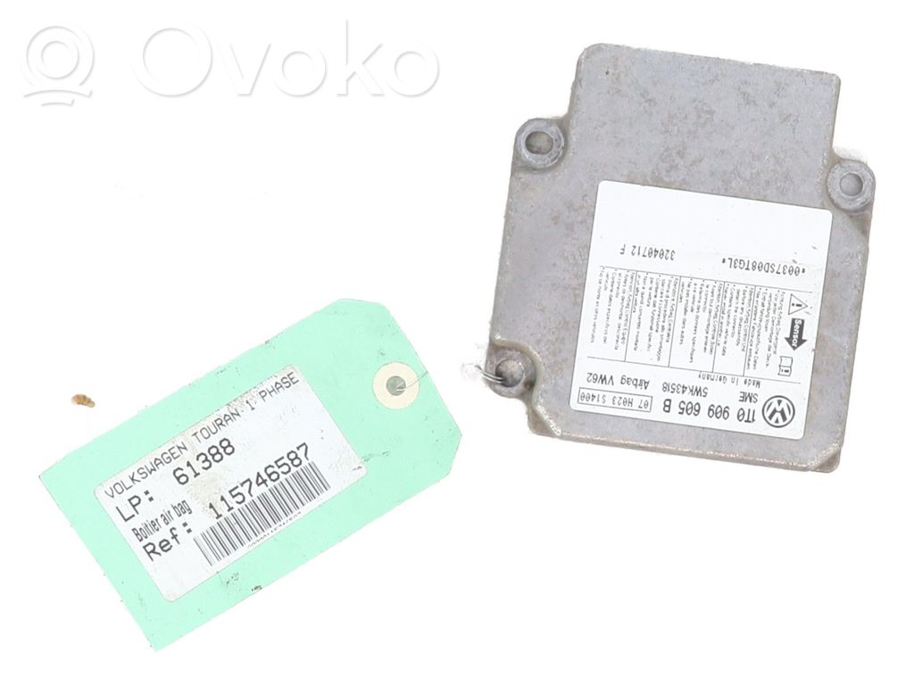 Volkswagen Touran I Centralina/modulo airbag