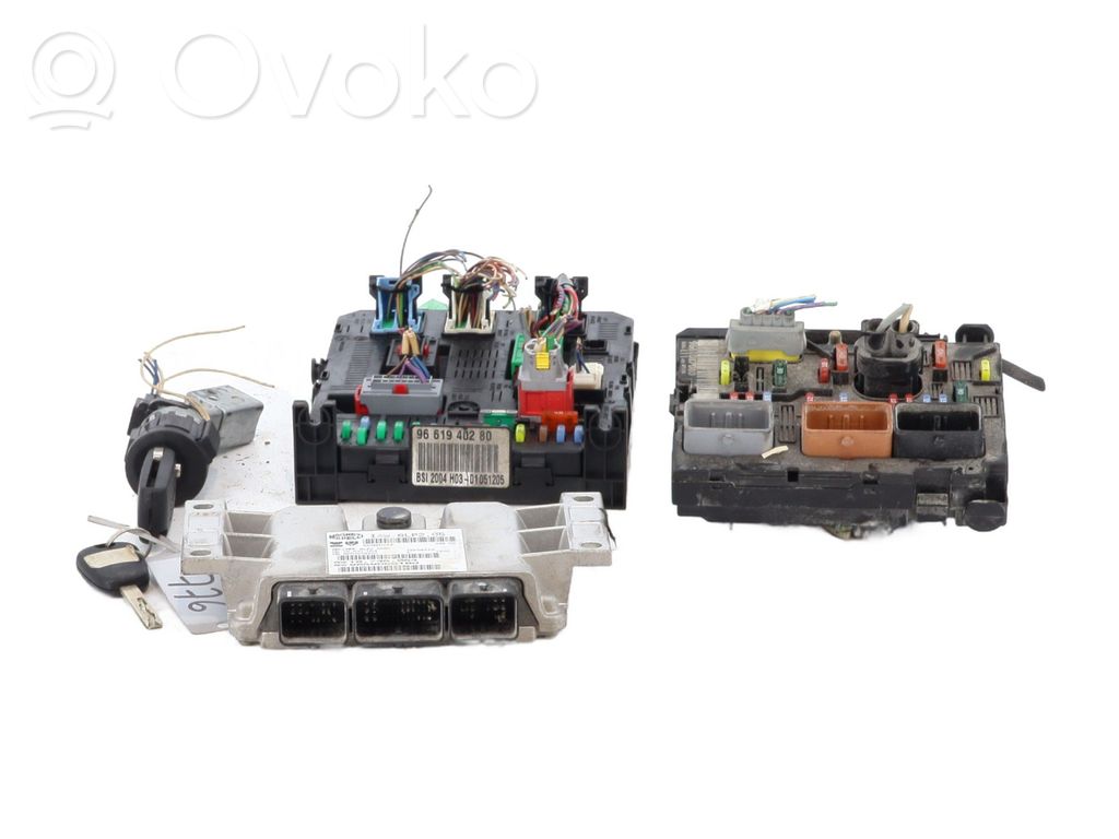 Peugeot 307 Engine ECU kit and lock set 