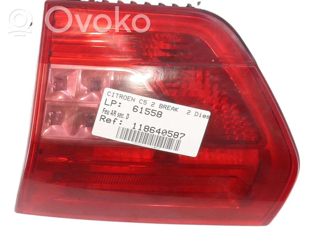 Citroen C5 Lampă spate în capacul portbagajului 
