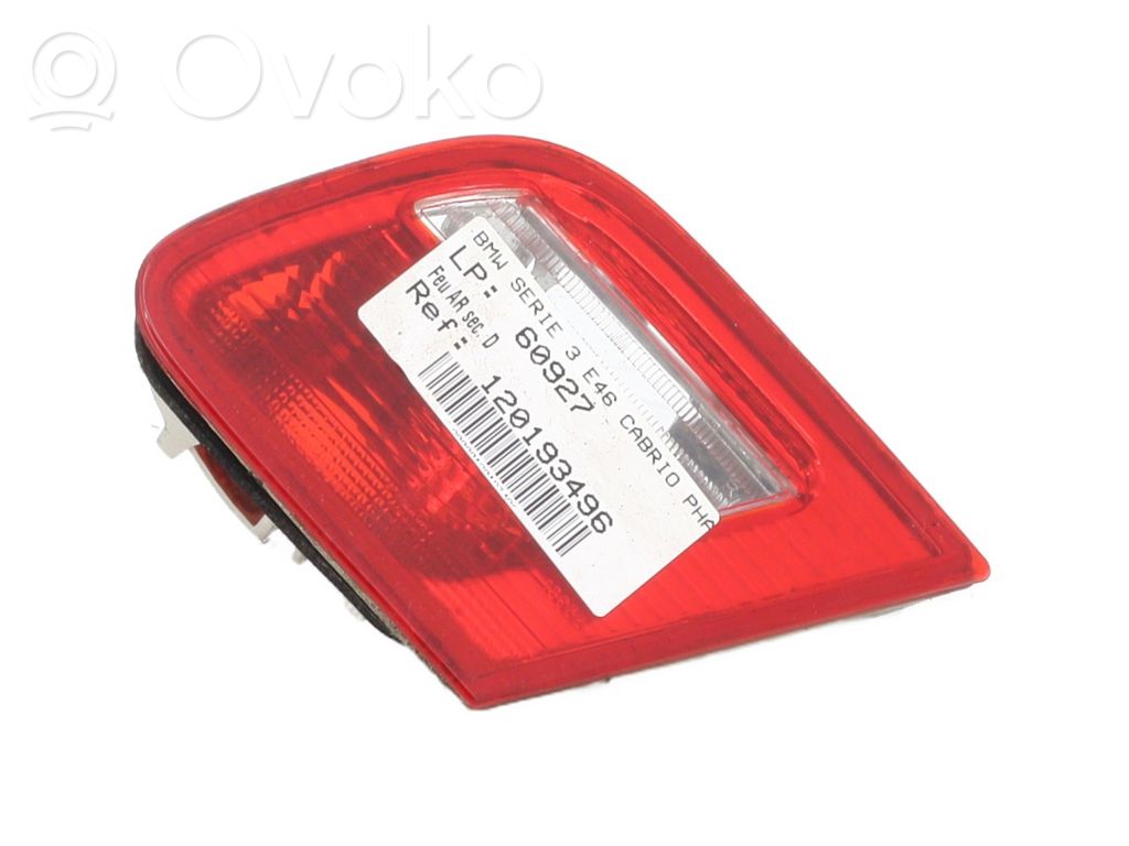 BMW 3 E36 Aizmugurējais lukturis pārsegā 