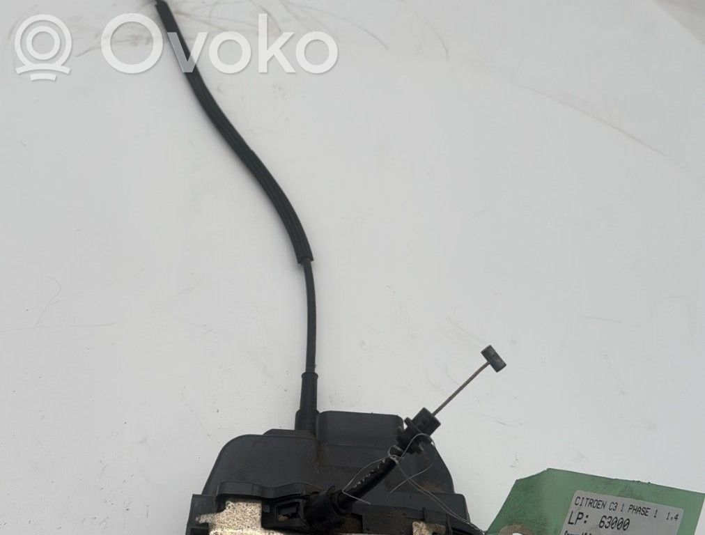 Citroen C3 Zamek drzwi tylnych 