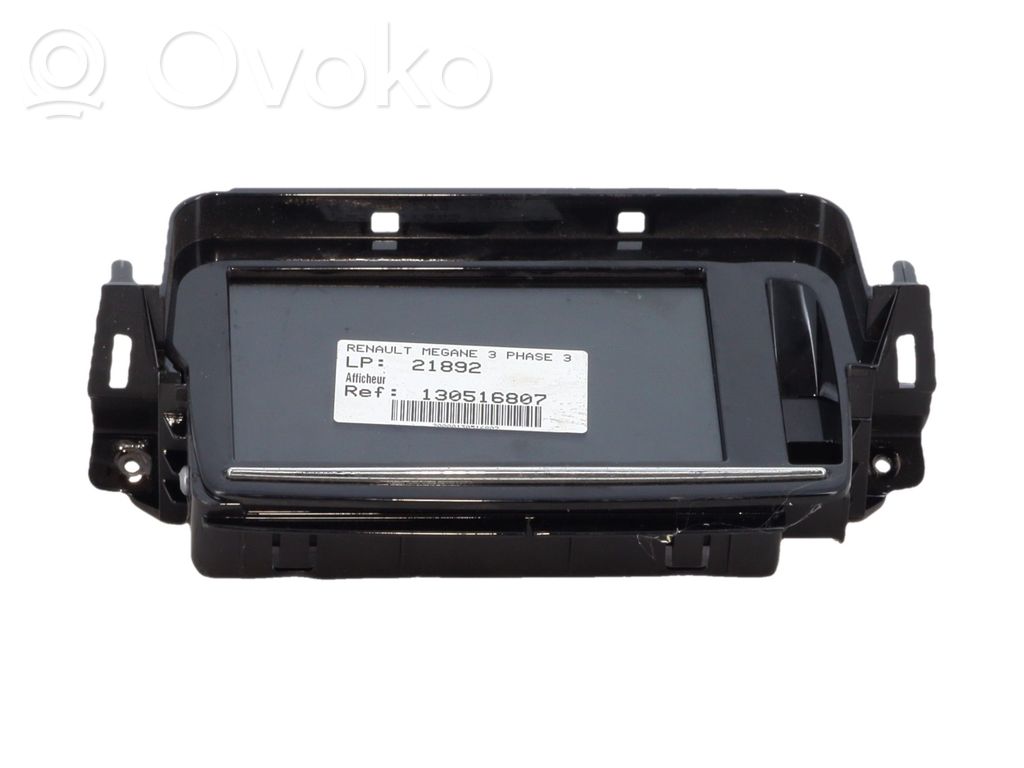 Renault Megane III Monitor / wyświetlacz / ekran