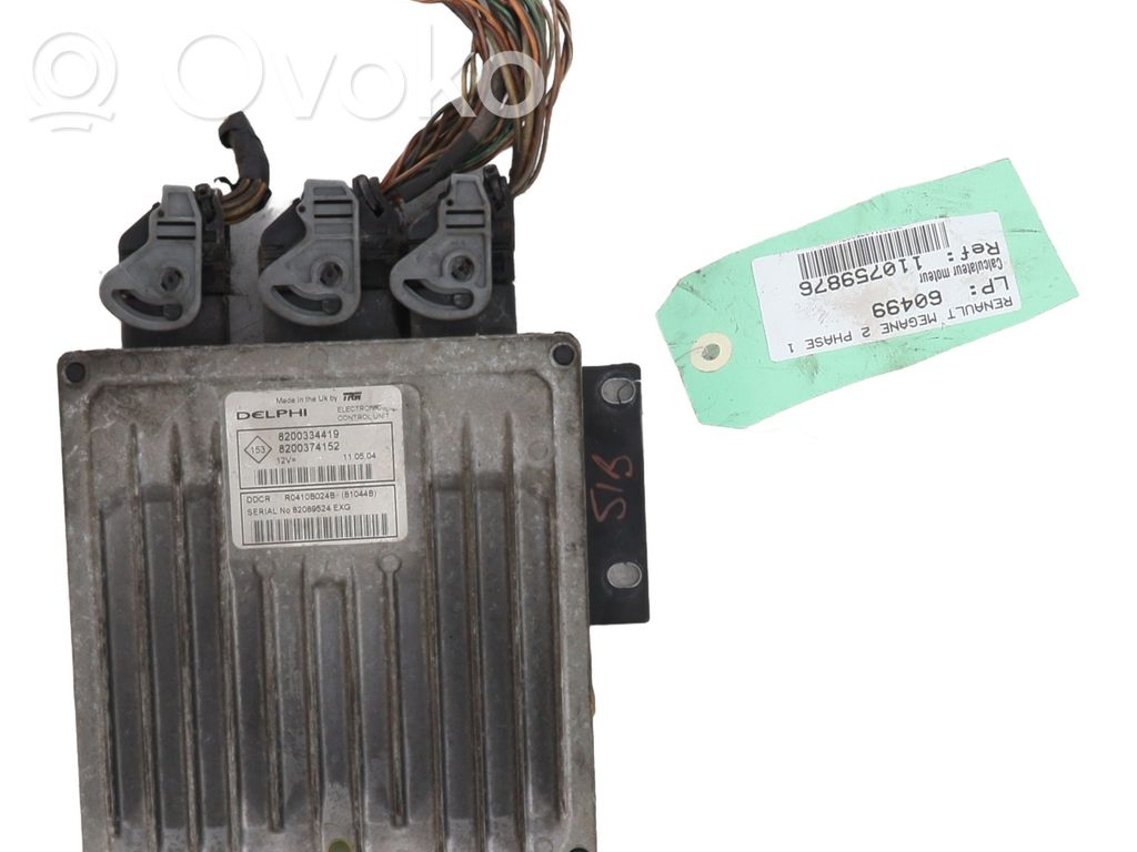 Renault Megane II Unitate/modul de control motor 