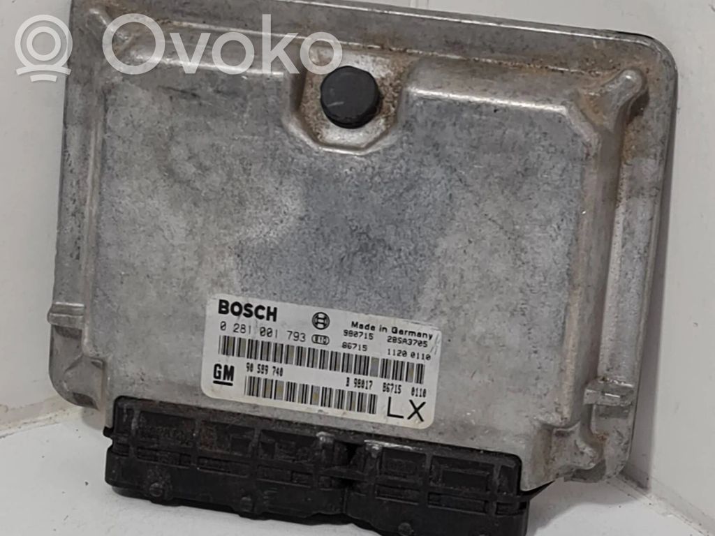 Engine control unit/module   90589740,28SA3705,0281001793