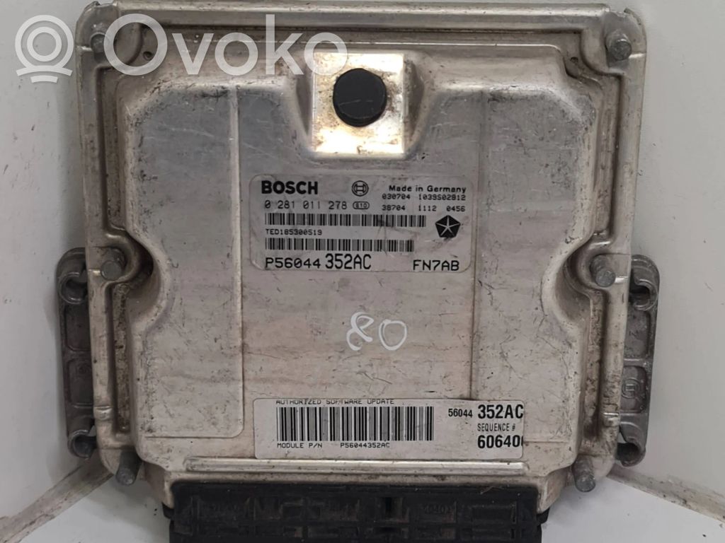 Jeep Grand Cherokee (WJ) Engine control unit/module 