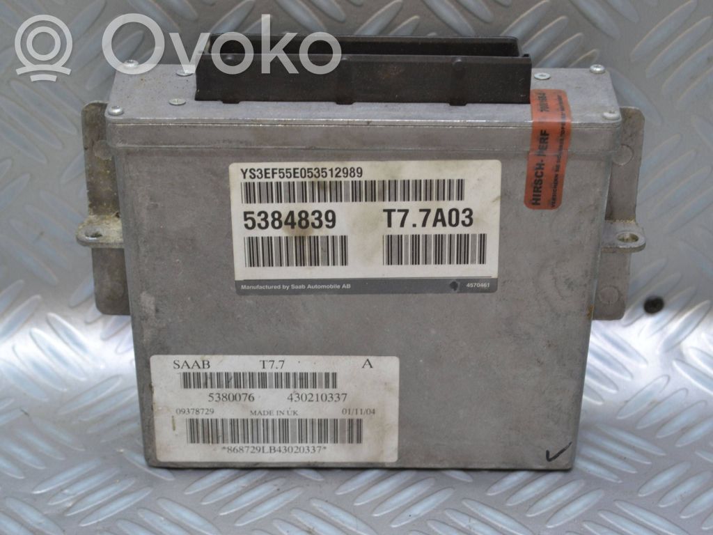 Engine control unit/module   5380076,430210337,09378729
