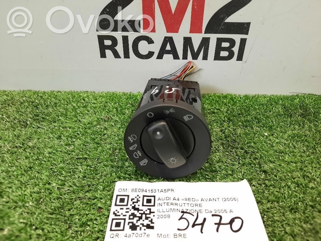 Audi A4 S4 B7 8E 8H Comutator lumini 