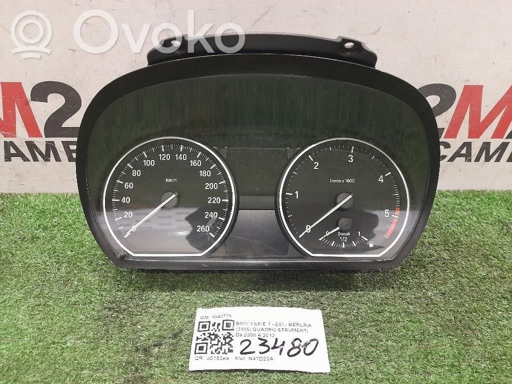 BMW 1 E81 E87 Vitezometru (grup de instrumente) 