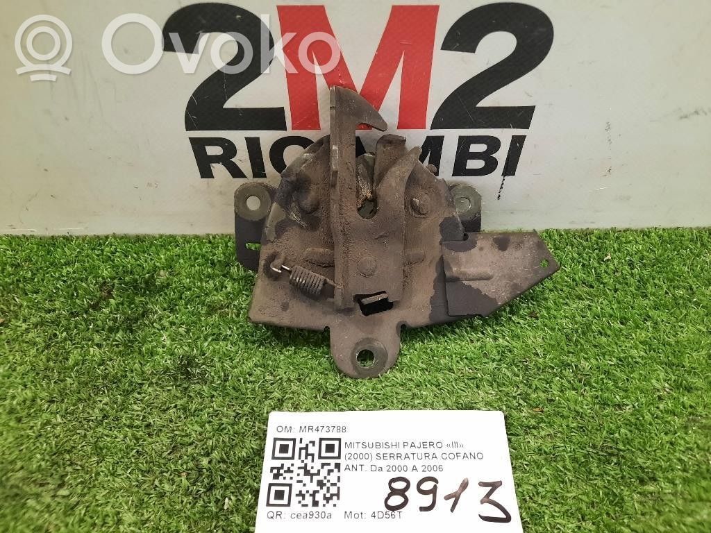 Mitsubishi Pajero Engine bonnet/hood lock/catch 